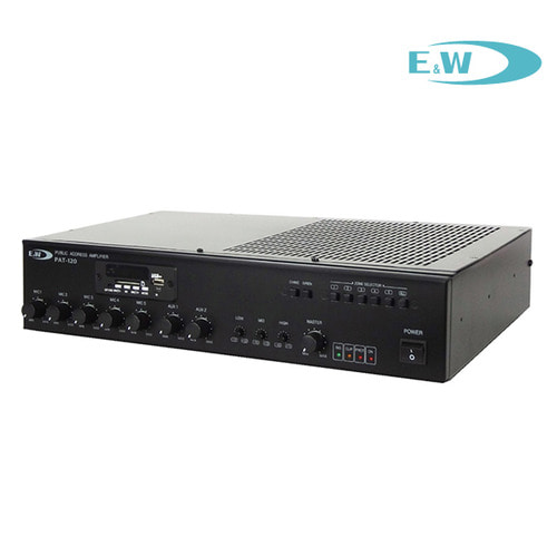 E&amp;W PAT-120/PA앰프/120W출력/전관방송용/음악방송용
