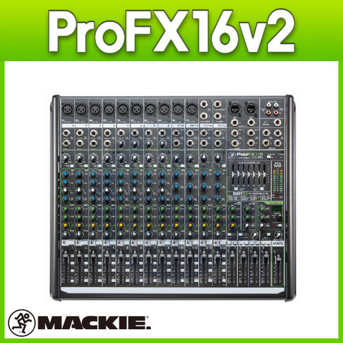 MACKIE PROFX16V2/16CH 이펙트 믹서/맥키(ProFX16v2)/USB