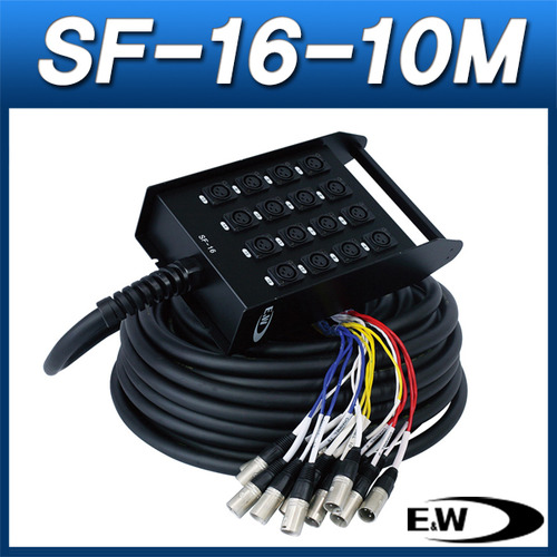 ENW SF-16-10M/케이블(박스형)/캐논암 16채널 박스+10M