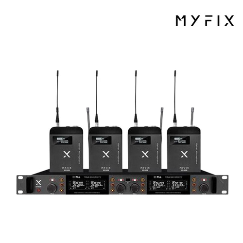 MYFIX EW904R/4채널 벨트팩 무선마이크/EW-904RBB
