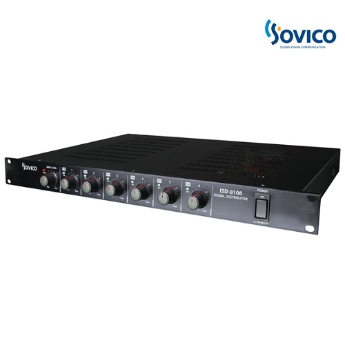 SOVICO ISD-8106/1입력 6분배기/SINGLE DISTRIBUTER/라인믹서/방송용/구INKEL ISD8106