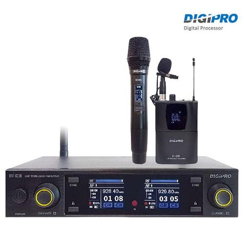 DIGIPRO DW8200HB 핸드+핀 무선마이크세트 DW-8200HB/디지프로