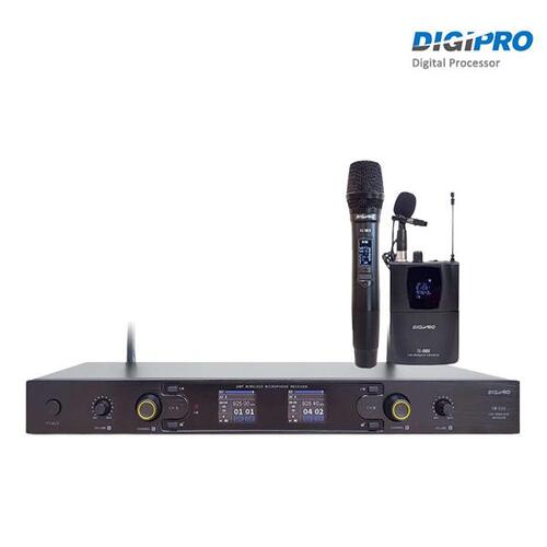 DIGIPRO DW8300HB 핸드+핀 무선마이크세트 DW-8300HB/디지프로