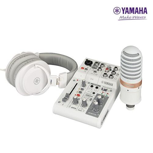 YAMAHA AG03MK2 LSPK White 오디오인터페이스 콘덴서마이크 헤드셋세트