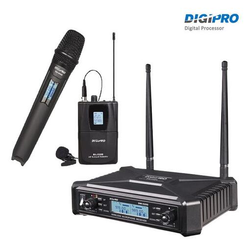 DIGIPRO DW5200HB 무선마이크세트 핸드+핀/디지프로/DW-5200HB