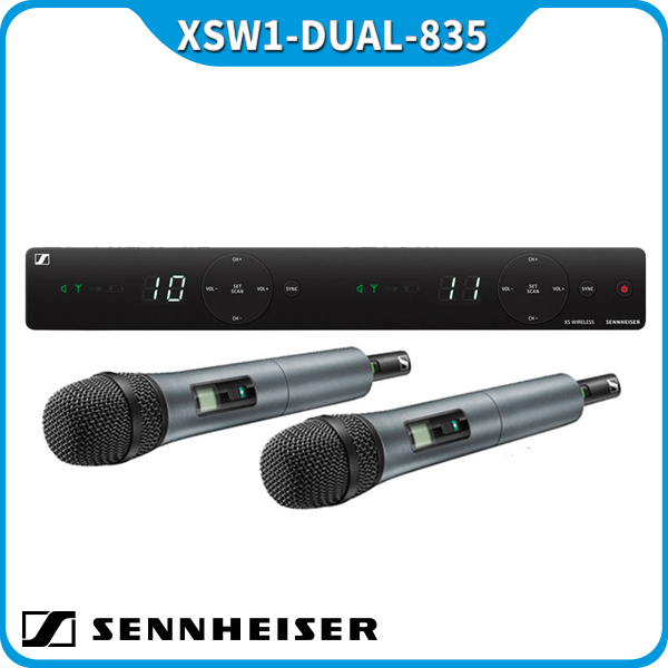 젠하이져 XSW1-835DUAL /무선마이크 2CH (SENNHEISER  XSW1-DUAL835) 핸드+핸드구성