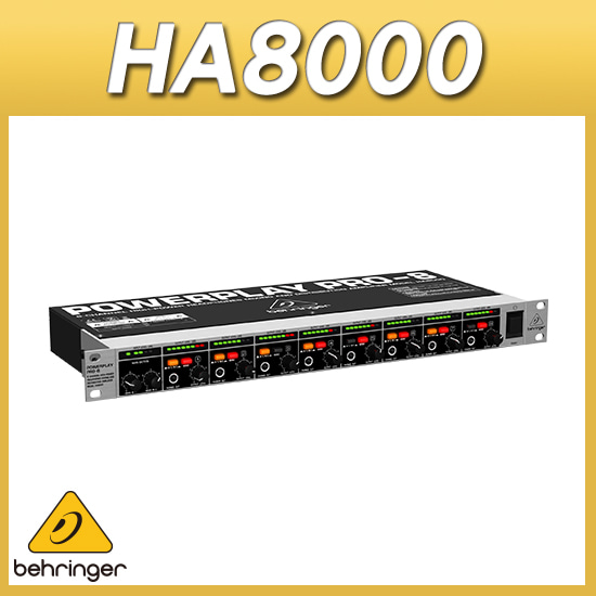 BEHRINGER HA8000 /헤드폰앰프/8채널 HA8000v2