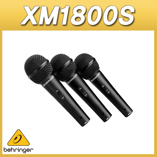 BEHRINGER XM1800S 베링거 보컬마이크(3개1세트)