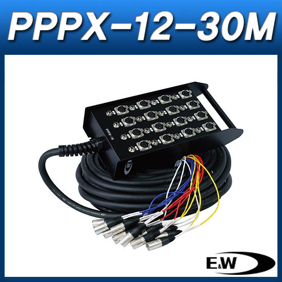 E&amp;W PPPX-12-30M/케이블(박스형)/캐논암 12채널 박스+30M/EW PPPX-12-30M