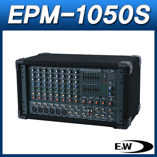 E&amp;W EPM-1050S/8채널/파워드믹서/250W+250W/EW EPM1050S