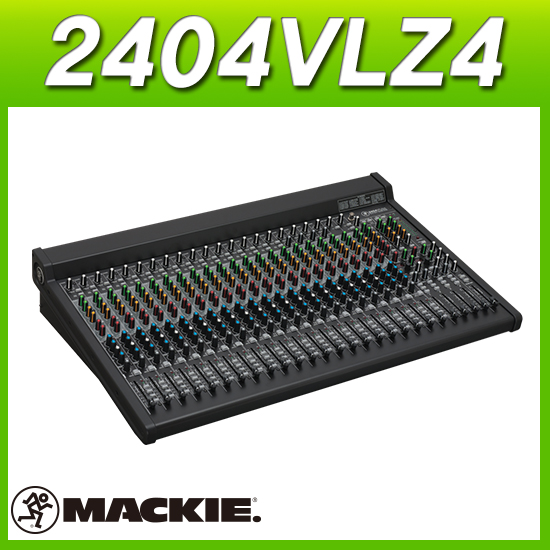 MACKIE 2404VLZ4/맥키믹서/24채널믹서 20MIC입력 6AUX,4BUS,이펙터내장/정품믹서