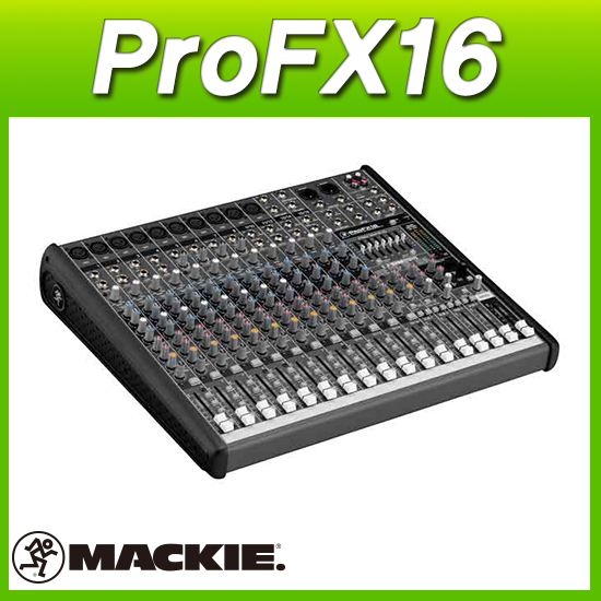 MACKIE ProFX16/맥키믹서/16채널믹서 10MIC입력/이펙터내장/정품믹서