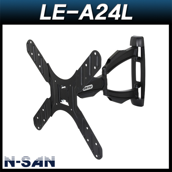 N-SAN LEA24L/벽형3단암/벽걸이거치대/모니터브라켓/LCD거치대/티비거치대/엔산마운트/LE-A24L