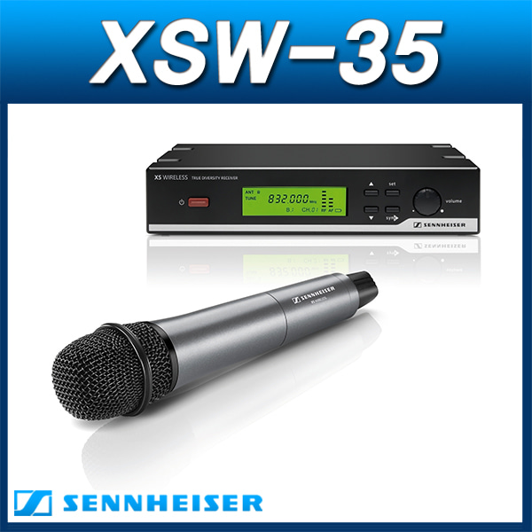 [블루음향] Sennheiser XSW35/젠하이저 무선마이크/핸드세트/정품(당일출고/스마트배송)