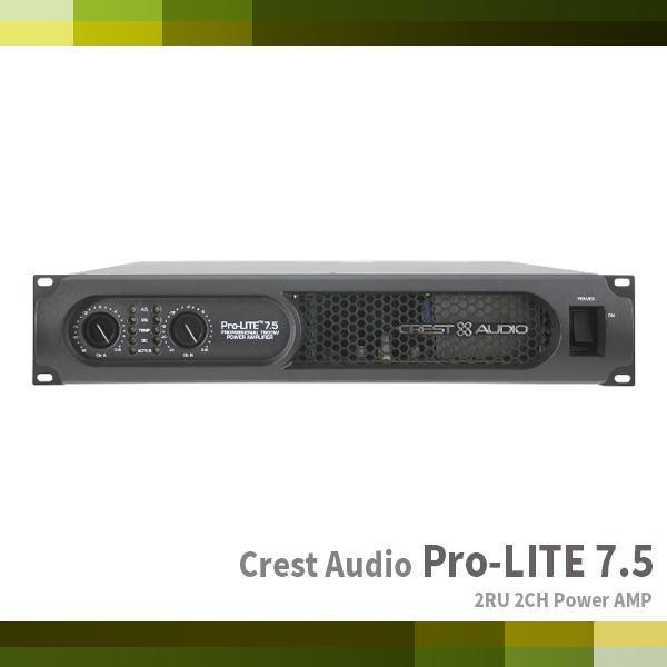 Pro-Lite7.5/CrestAudio/2CH 4800W Power Amplifier