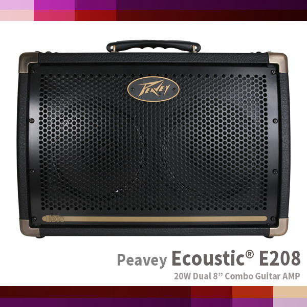 Ecoustic E208/PEAVEY/20W Dual Combo Guitar Amp