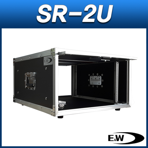 E&amp;W SR-2U/하드랙케이스/장비보관용/앞뒤슬라이딩커버/잠금장치/바퀴없음/고무발장착/EW SR2U