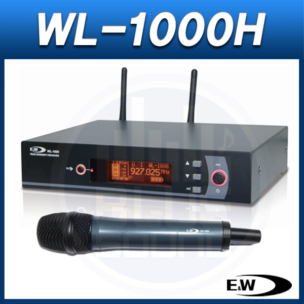 E&amp;W WL1000(H)/무선핸드마이크세트/900MHz/WL-1000(H)