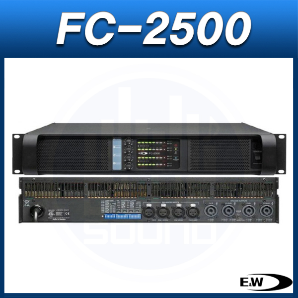 E&amp;W FC2500/ 2500W x 4CH 디지털 파워앰프/ (FC-2500)