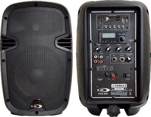 E&amp;W PAS800 무선앰프/250W출력/무선1개/블루투스기능