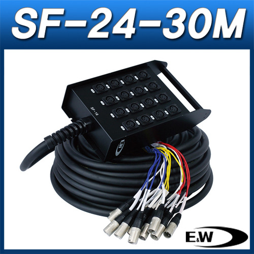 ENW SF24-30M/케이블(박스형)/캐논암 24채널 박스+30M