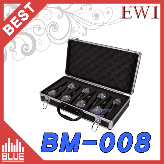 EWI BM-008/마이크케이스/유선마이크 8개수납/007가방형케이스 (EWI BM008)