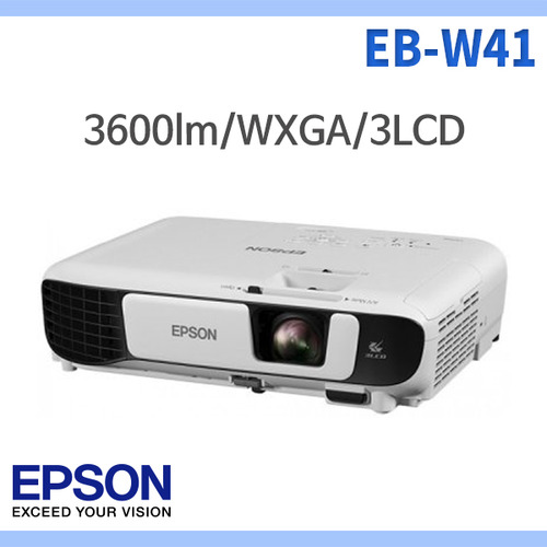 EPSON EBW41/3600안시/WXGA/15000:1/엡손 EB-W41