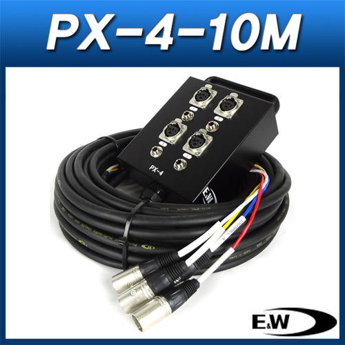 ENW PX-4-10M/케이블(박스형)/캐논암 4채널 박스+10M