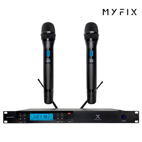 MYFIX BW900HH/2채널 핸드+핸드 무선마이크/BW-900set