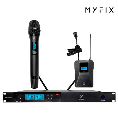 MYFIX BW900HB/2채널 핸드+핀 무선마이크/BW-900set