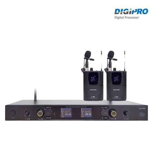 DIGIPRO DW8300BB 핀마이크2개 무선마이크세트 DW-8300BB/디지프로