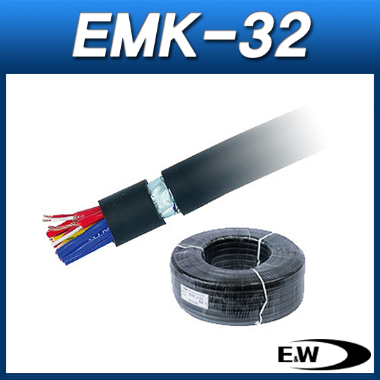 E&amp;W EMK-32/32채널 마이크 멀티케이블/100M 1롤/EW EMK32