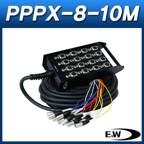 E&amp;W PPPX-8-10M/케이블(박스형)/캐논암 8채널 박스+10M/EW PPPX-8-10M