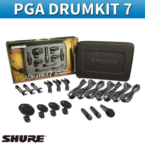 SHURE PGA DRUMKIT7/드럼용마이크키트/슈어/PGA DRUMKIT 7