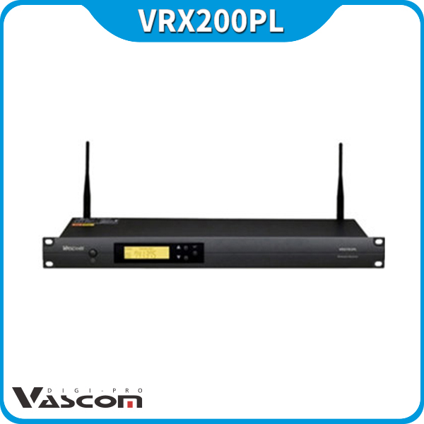VASCOM VRX200PL/무선마이크리시버/무선수신기/바스컴/VRX-200PL