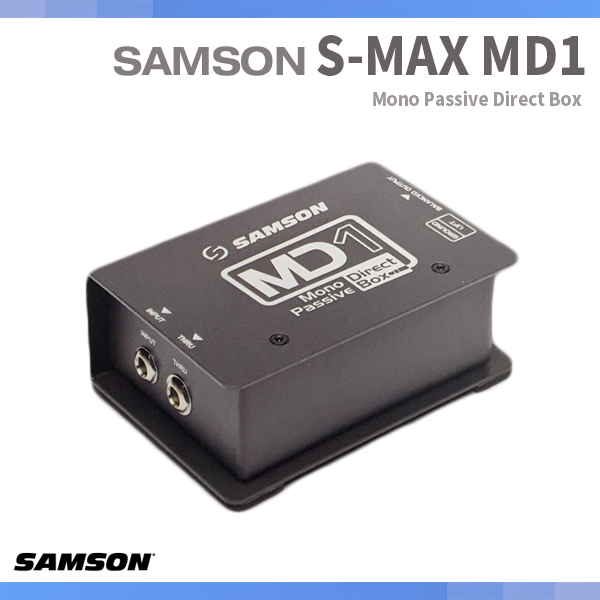 SAMSON MD1/다이렉트박스/1채널/DI-BOX (패시브타입)