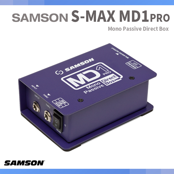 SAMSON MD1pro /1채널 다이렉트박스/S-MAX MD1PRO /패시브다이렉트박스