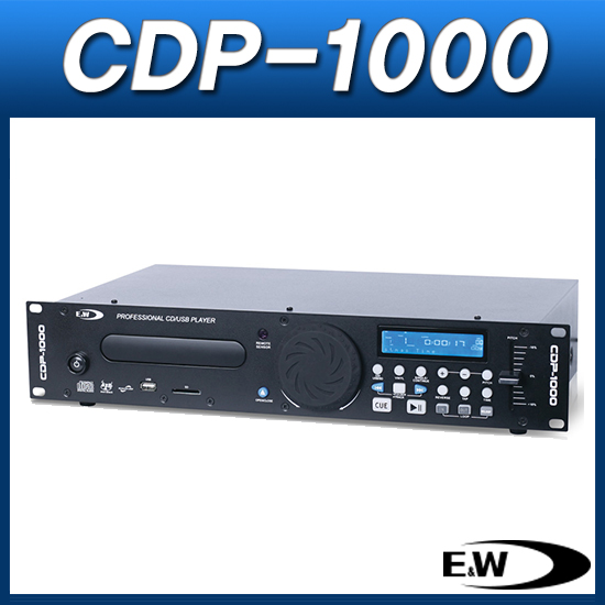 E&amp;W CDP1000/CD플레이어/피치기능,USB플레이어내장