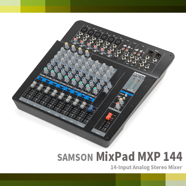 MixPad MXP144/SAMSON/14Input 아날로그 스테레오믹서