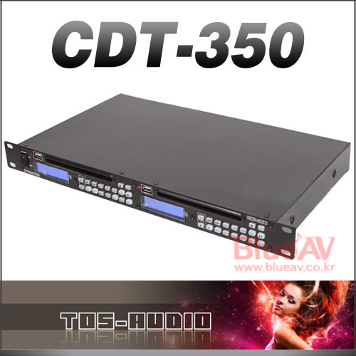 TOSAUDIO CDT350 /2CD플레이어/1구사이즈/USB플레이어