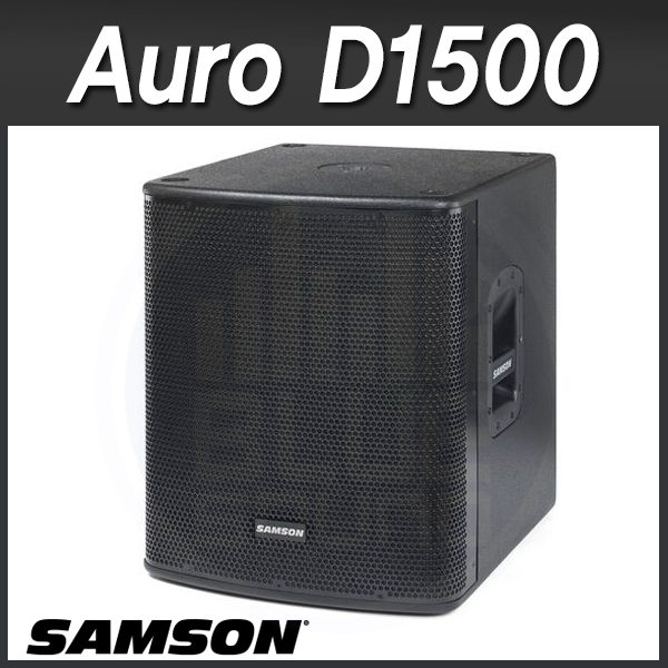 SAMSON AURO D1500/1개/Active Subwoofer/1000W/샘슨(AURO-D1500)