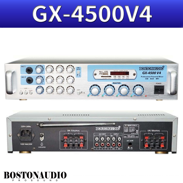 BostonAudio GX4500V4/파워앰프/보스톤오디오(GX-4500V4)