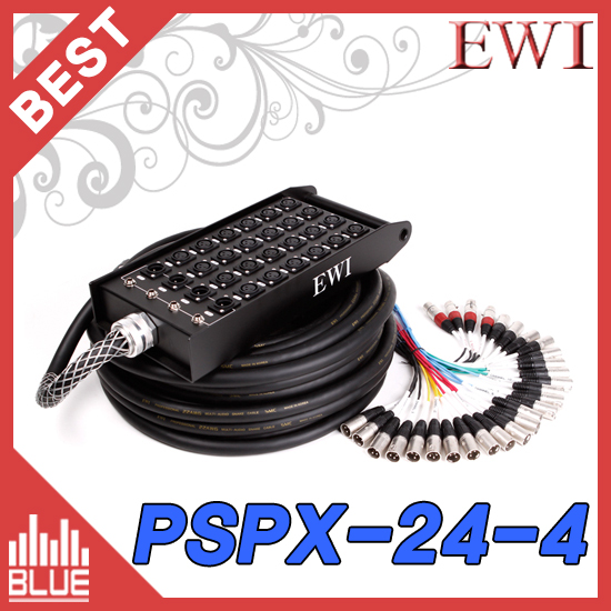 EWI PSPX24-4-30m/24채널/멀티케이블 완제품/4리턴