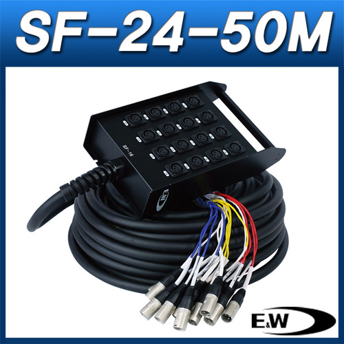 ENW SF24-50M/케이블(박스형)/캐논암 24채널 박스+50M