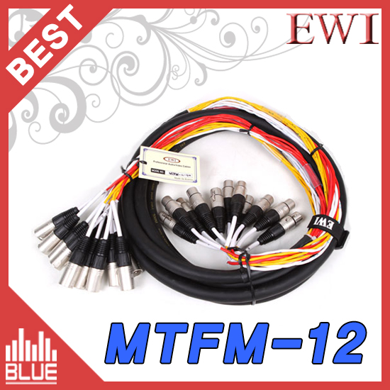 EWI MTFM12-5m/12채널 멀티케이블/양캐논멀티케이블