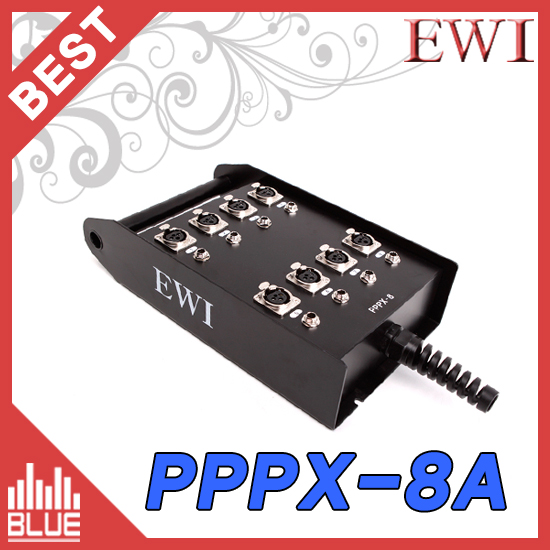 EWI PPPX-8A/스테이지박스/8채널 멀티박스/캐논,55잭 병렬연결/Switchcraft 커넥터 사용