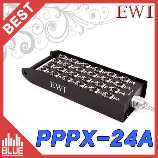 EWI PPPX-24A/스테이지박스/24채널 멀티박스/캐논,55잭 병렬연결/Switchcraft 커넥터 사용