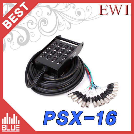 EWI PSX16-10m/멀티케이블 완제품/16채널