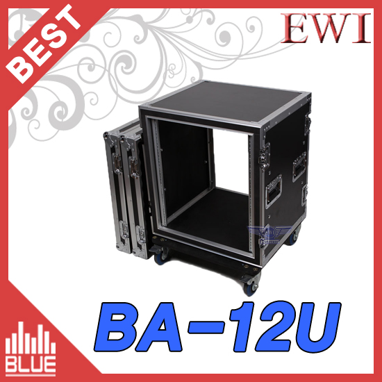 EWI BA-12U/하드랙케이스/충격방지 2중 랙케이스/바퀴포함/기기보호,이동용 (EWI BA12U)