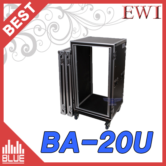 EWI BA-20U/하드랙케이스/충격방지 2중 랙케이스/바퀴포함/기기보호,이동용 (EWI BA20U)